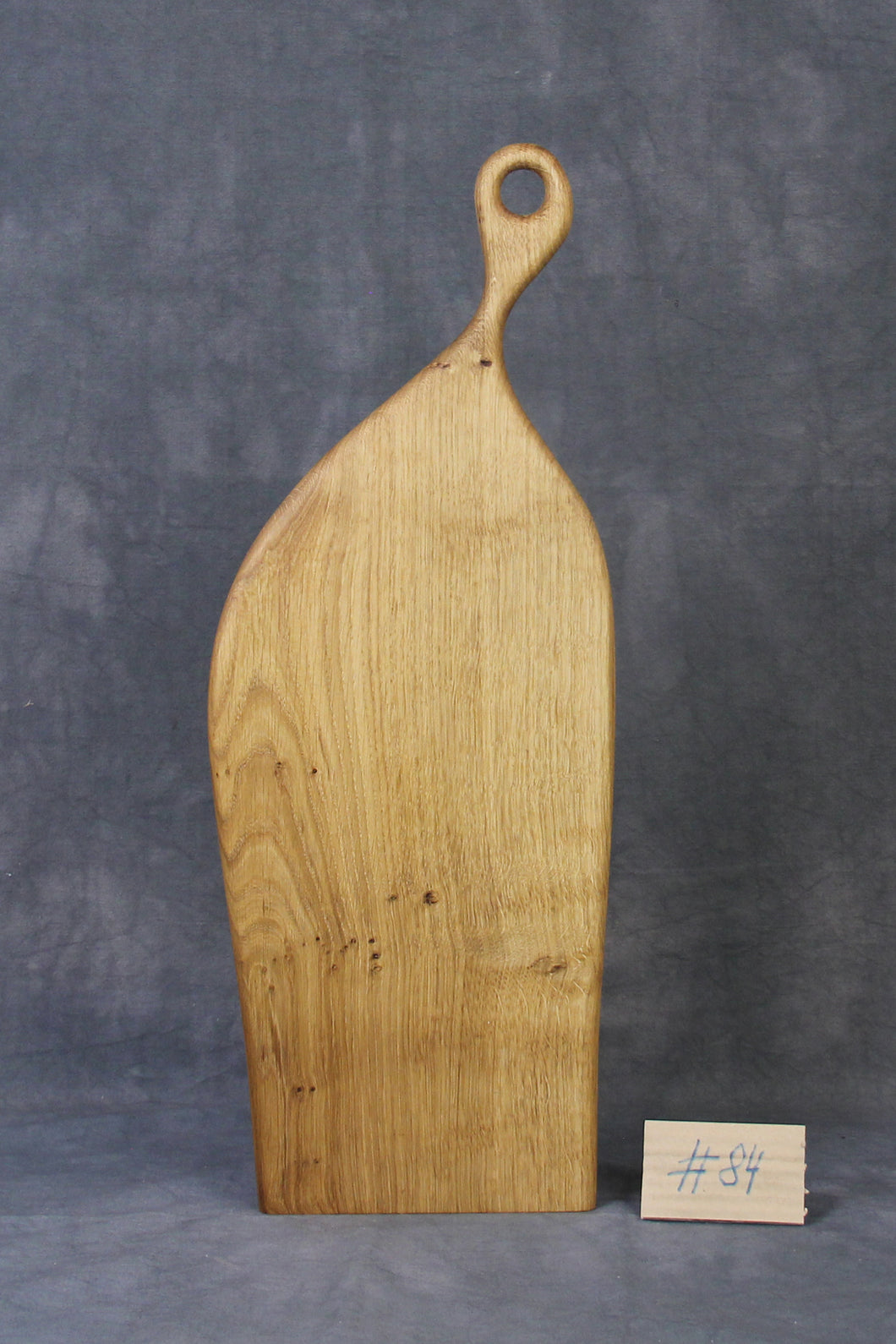 Cuttingboard, Charcuterie Board. No. 84 - ca. 58 cm. Aus einem Stück Eiche - handgefertigt.